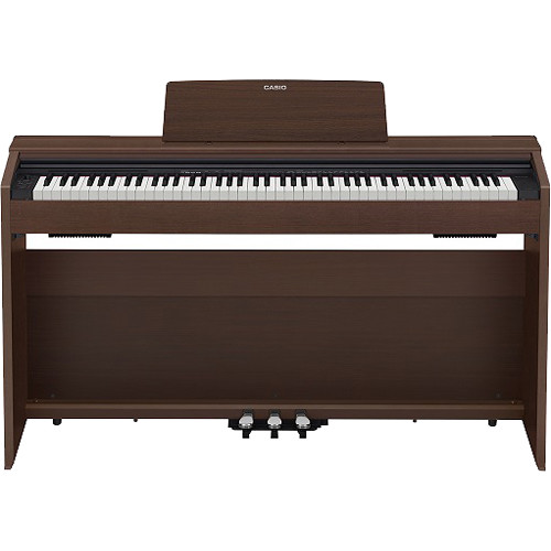275284b80111b2d25ff52d1022a03b6f.jpg Casio Privia PX-870 Piano consola digital de 88 teclas con parlantes incorporados (marrón) - Imagen 1