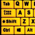 Adesso EasyTouch 132 Luminoso 4x Teclado de escritorio multimedia con impresión grande - Imagen 8