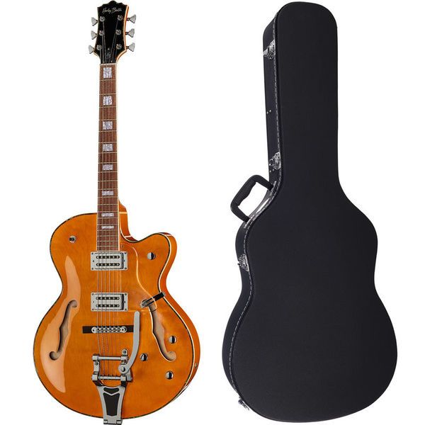 28ccf979e1faea58324e46d6315620db.jpg Harley Benton BigTone Vintage Orange w/Case - Imagen 1