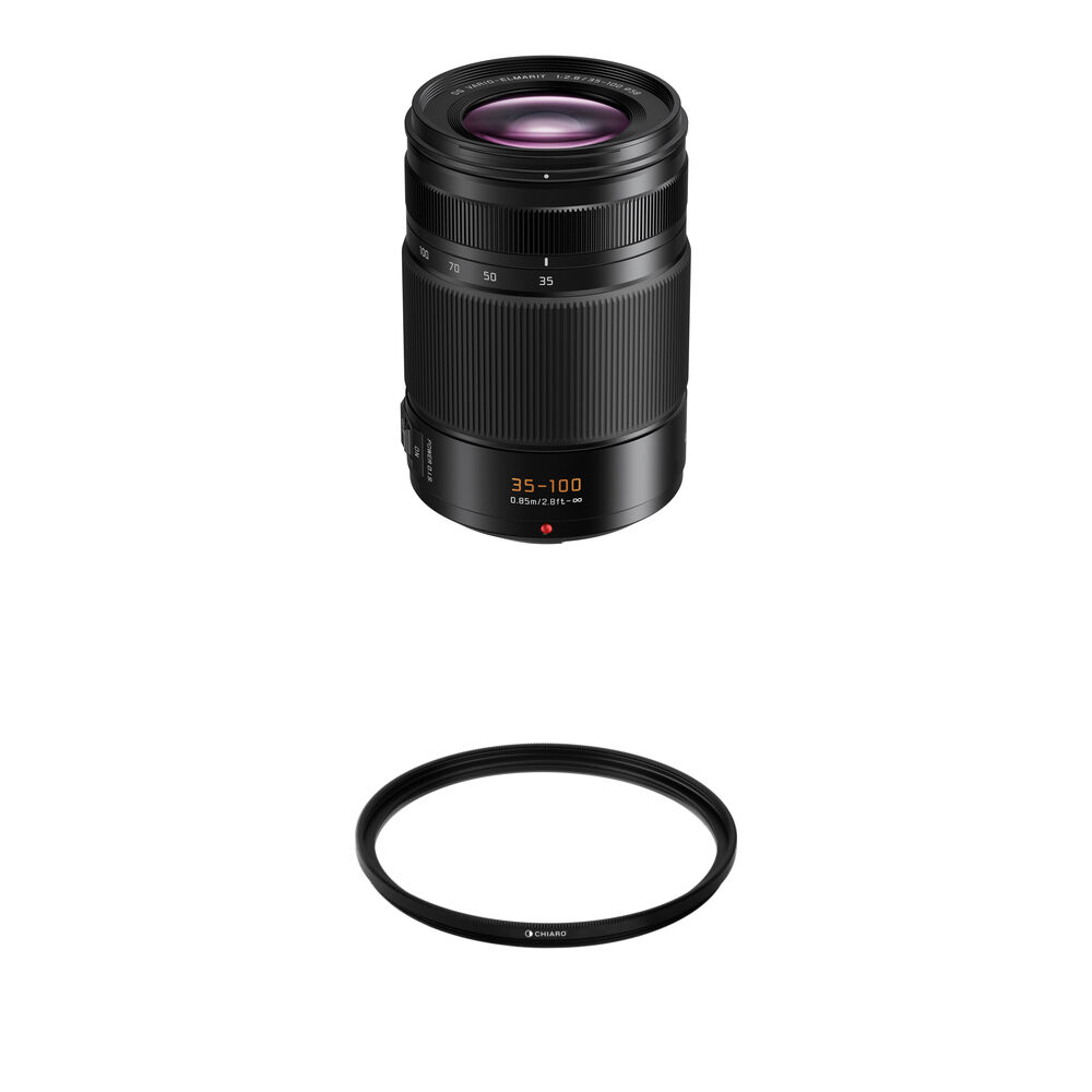 29059b910e4e87866b8d50d8fe2ce461.jpg Panasonic Leica DG Vario-Elmarit 35-100 mm f/2.8 POWER O.I.S. Lente con kit de filtro UV - Imagen 1