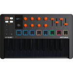 Arturia MiniLab 3 Teclado MIDI compacto y controlador de pad (edición especial naranja y negro) - Imagen 4