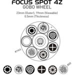 American DJ Focus Spot 4Z 200W LED Moving Head with Motorized Focus & Zoom (Pearl) - Imagen 9