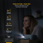 Proyector LED de cine en casa Kodak Flik X4 WVGA de 70 lúmenes - Imagen 6
