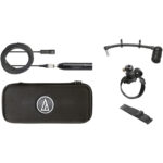 Audio-Technica ATM350W Micrófono de condensador cardioide para instrumentos con sistema de montaje de viento de madera (cuello de cisne de 5") - Imagen 2