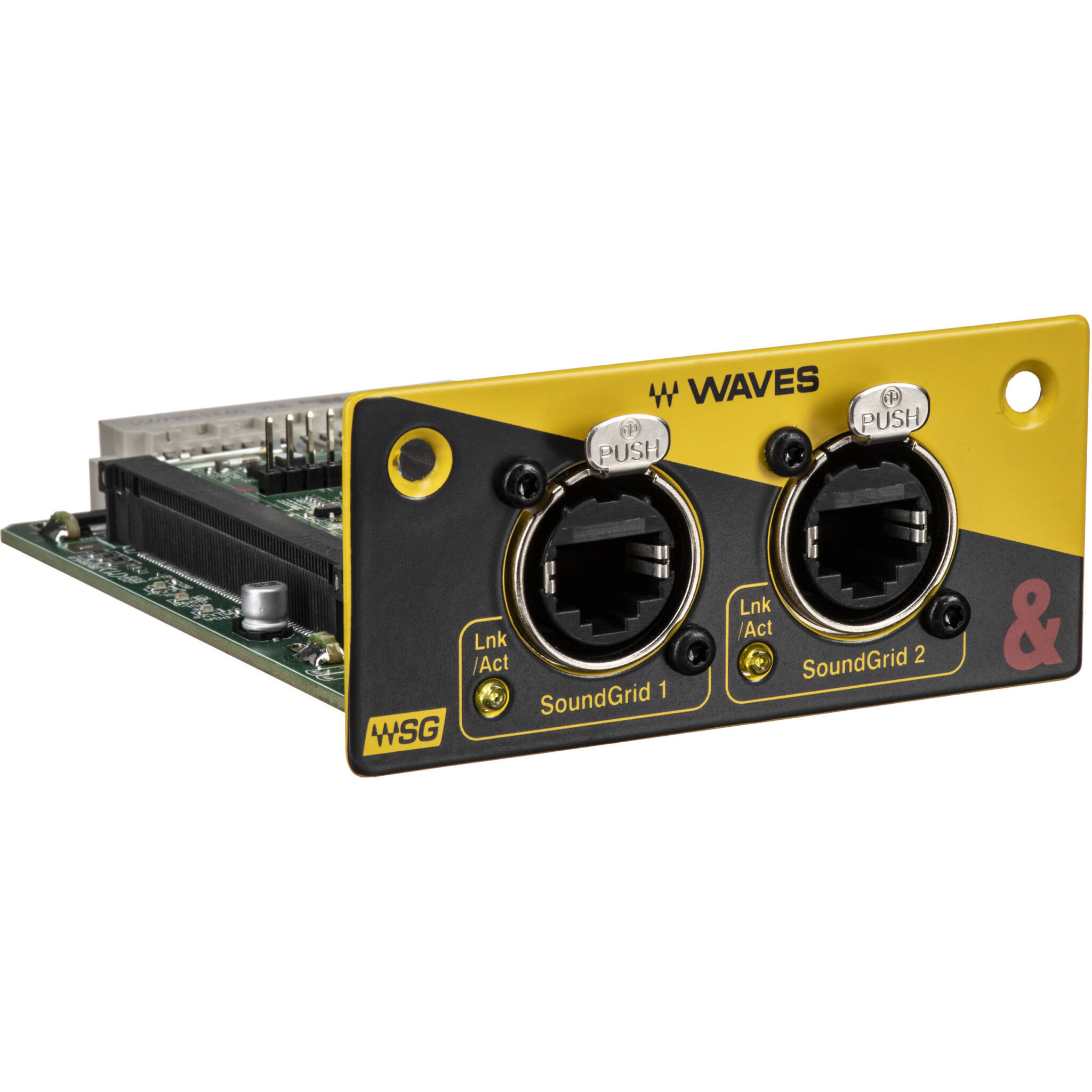 2abcf9b65b614b2734ad5fcc772eb3ec.jpg Módulo de interfaz de audio Allen & Heath SQ Waves para mezcladores de la serie SQ - Imagen 1