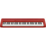 Casio CT-S1 Teclado portátil sensible al tacto de 61 teclas (rojo) - Imagen 2