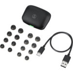 Audio-Technica ATH-TWX7 Auriculares inalámbricos verdaderos con cancelación de ruido (negro) - Imagen 8