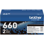 Cartucho de tóner negro de alto rendimiento Brother TN660 (paquete de 2) - Imagen 9