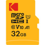 Tarjeta de memoria microSDHC Kodak UHS-I de rendimiento premium de 32 GB con adaptador SD
