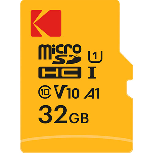 2b9547a7fa5ae091cf7fd46e9df71d27.jpg Tarjeta de memoria microSDHC Kodak UHS-I de rendimiento premium de 32 GB con adaptador SD - Imagen 1