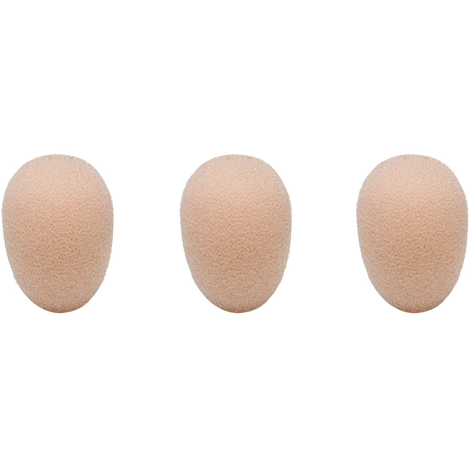 2be2b3cf0d55a48c0cf53d5f513977b8.jpg Audio-Technica AT8171-TH Parabrisas de espuma para micrófonos de diadema BP89X (beige, paquete de 3) - Imagen 1