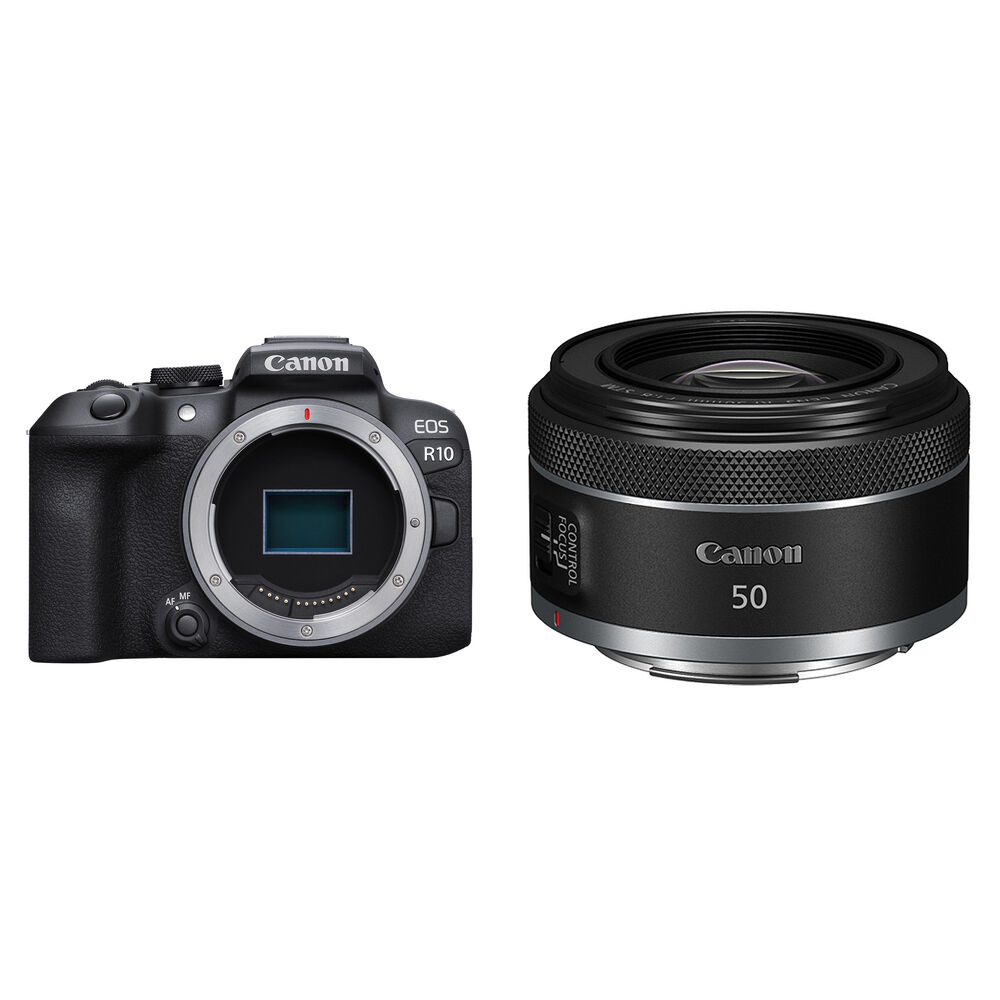 2bf2cbc81f97db63e18df641572e8a94.jpg Canon EOS R10 Mirrorless Camera with 50mm f/1.8 Lens for Portrait Photography - Imagen 1