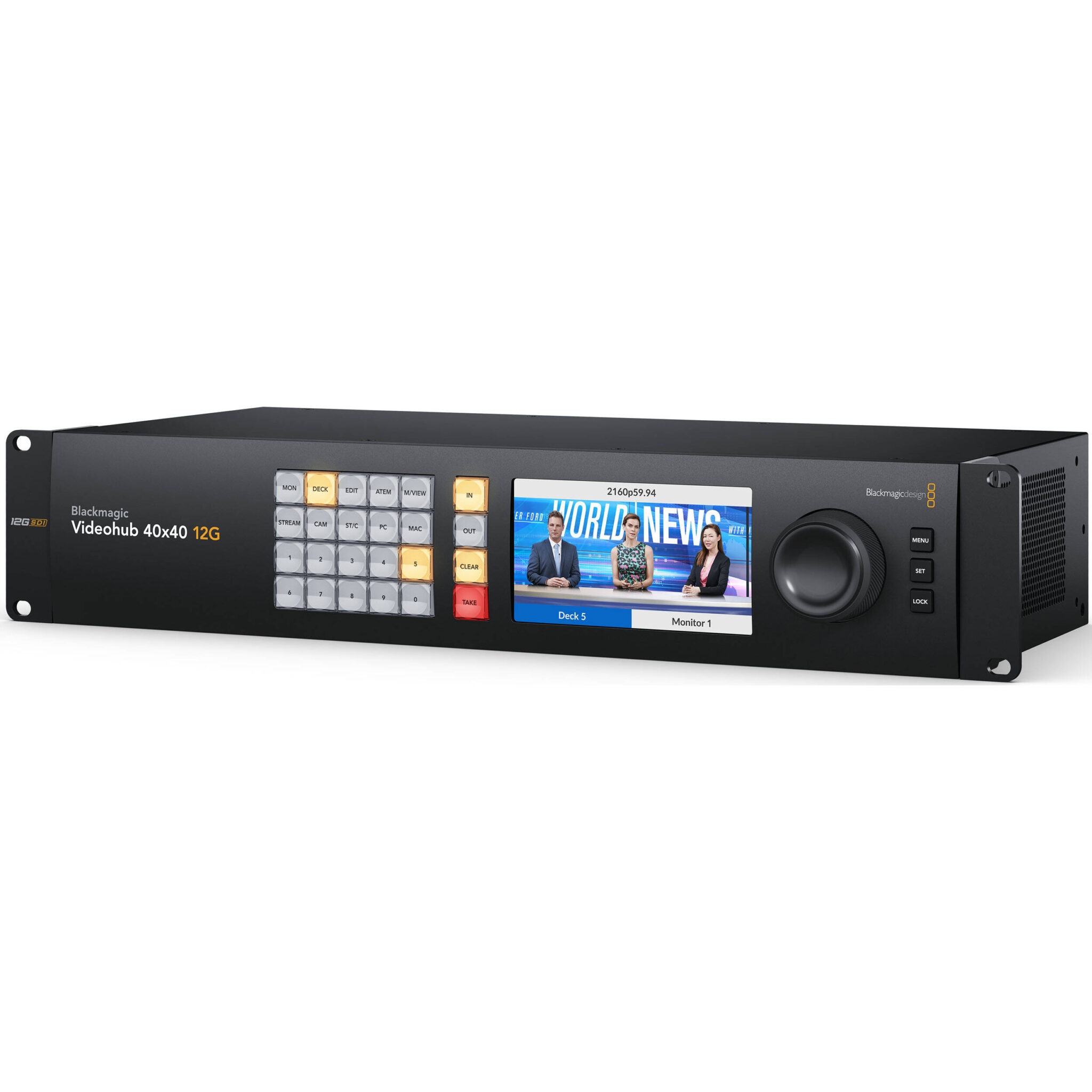 2c02a4e59a848659cf3a1482a131ae62.jpg Enrutador de vídeo de latencia cero Blackmagic Design Videohub 40x40 12G - Imagen 1