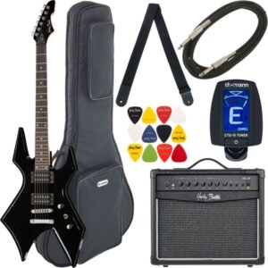 Harley Benton WL-20BK Rock Series Bundle 4