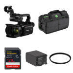 Canon XA65 UHD 4K Camcorder Kit with BP-828 Battery, 128GB Card, UV Filter & Bag - Imagen 2