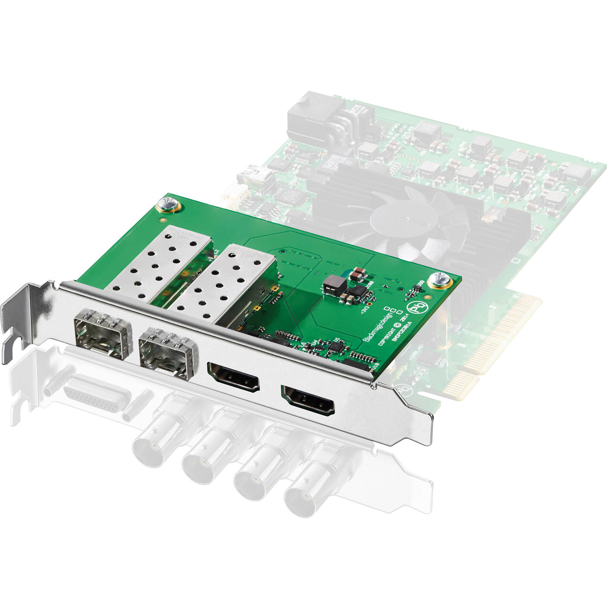 2d033496b04b93087ac4ee6c5a88f130.jpg Blackmagic Design Decklink HDMI 2.0 y tarjeta intermedia de fibra óptica para Decklink 4K Extreme 12G - Imagen 1