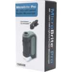 Microscopio de bolsillo LED Carson MM-350 MicroBrite Pro con adaptador para teléfono inteligente (paquete de 4) - Imagen 2
