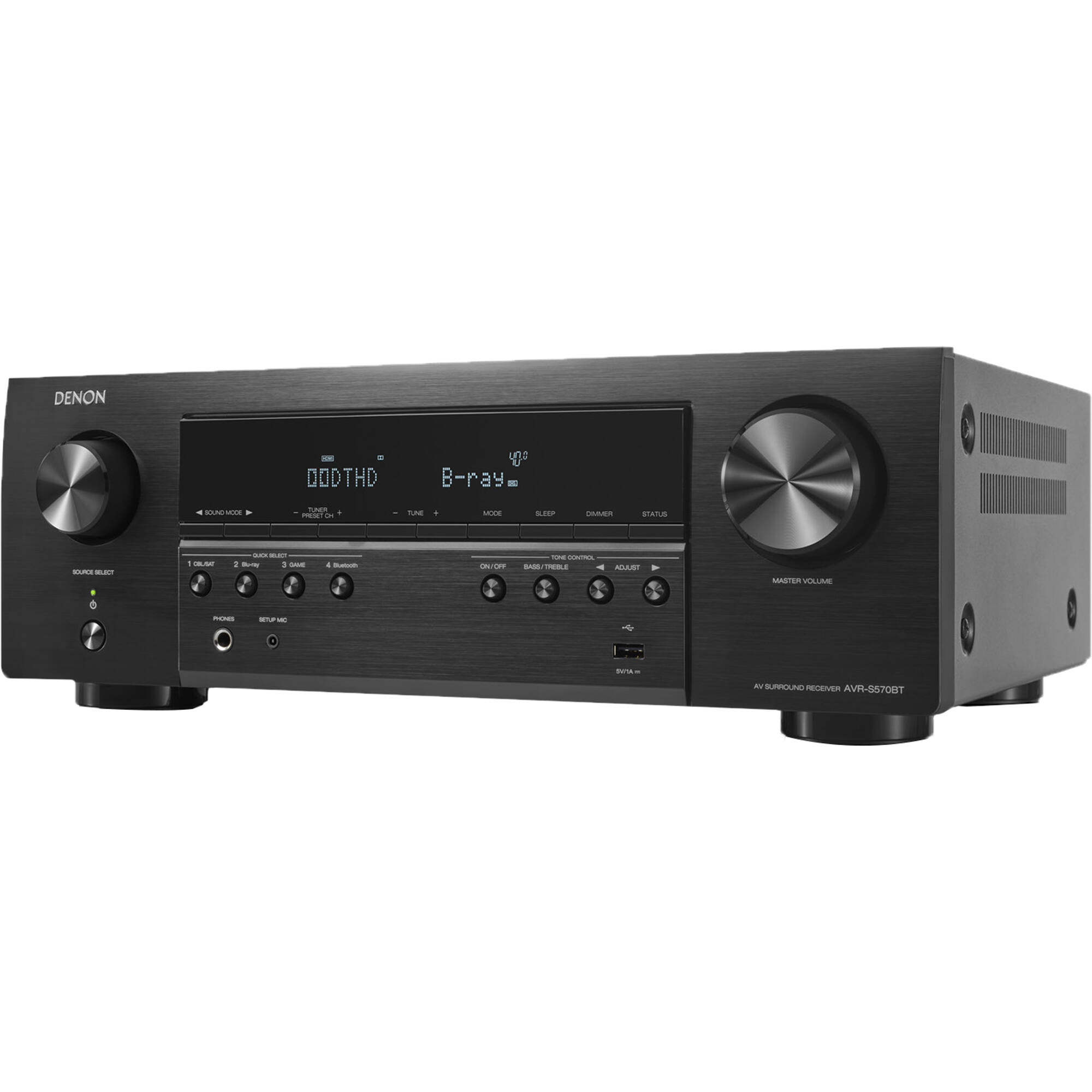 2db482f4bbcef956377f4fde76adfd0a.jpg Receptor A/V de 5.2 canales Denon AVR-S570BT - Imagen 1