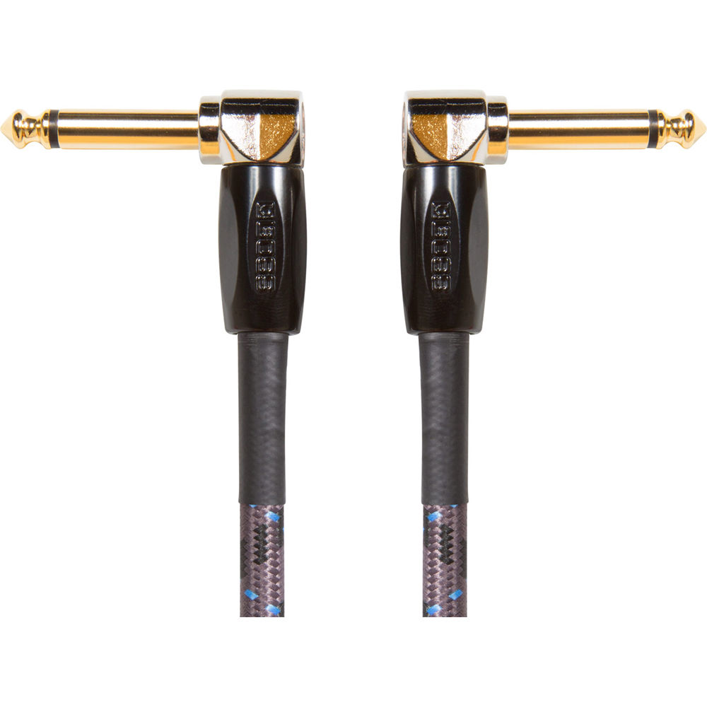 2db71e9b2ee45e4b834e5842ce12a6fd.jpg Cables de instrumentos BOSS BIC-PC-3 con conectores de ángulo recto de 1/4" (6", paquete de 3) - Imagen 1