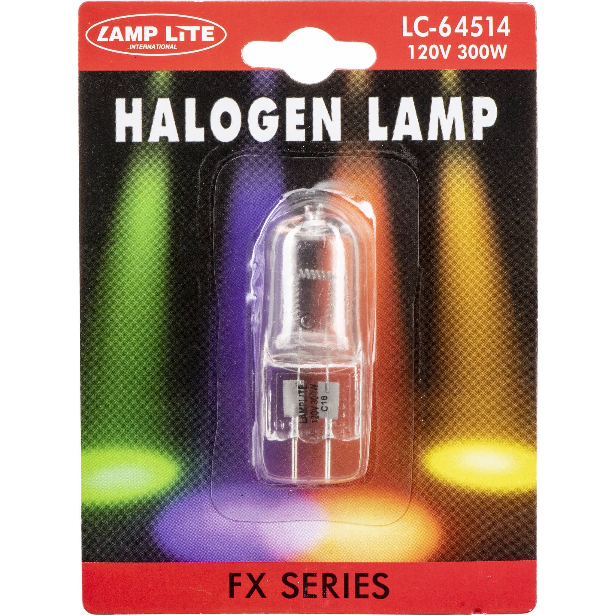 2dc2b60399c44647490a64aa836de2ba-2.jpg American DJ Halogen Bulb for Aggressor and Vertigo Fixtures (300W/120V) - Imagen 1