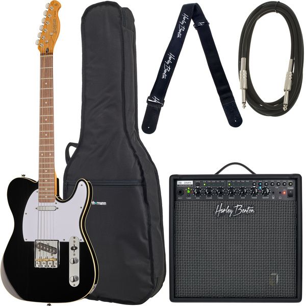2e683d756150ac95a21d7e056b353a35.jpg Harley Benton TE-62DB BK Bundle - Imagen 1