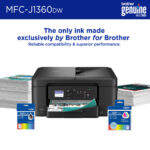 Impresora multifunción de inyección de tinta a color inalámbrica Brother Work Smart MFC-J1360DW - Imagen 6