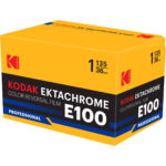 Kodak Professional Ektachrome E100 Película de transparencia de color (rollo de película de 35 mm, 36 exposiciones, embalaje retro)