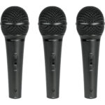 Behringer XM1800S Micrófono dinámico supercardioide para voz e instrumentos (paquete de 3)
