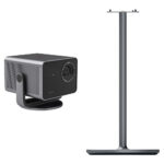Proyector portátil inteligente Leica Cine Play 1 XPR 4K láser DLP de 3000 lúmenes y kit de soporte de suelo