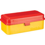 Estuche para películas Kodak Steel de 120/135 mm (tapa roja/cuerpo amarillo)