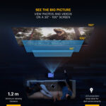 Proyector LED de cine en casa Kodak Flik X7 HD - Imagen 5