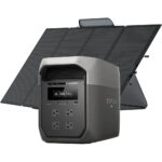 Central eléctrica portátil EcoFlow DELTA 3 Max con panel solar de 400 W (negro)