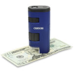 Microscopio de bolsillo Carson MM-450 PocketMicro 20x-60x (azul) - Imagen 5