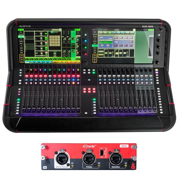 318c6b8b8102ce351ccfe6e129298611.jpg Allen & Heath Avantis Dante64 Bundle - Imagen 1