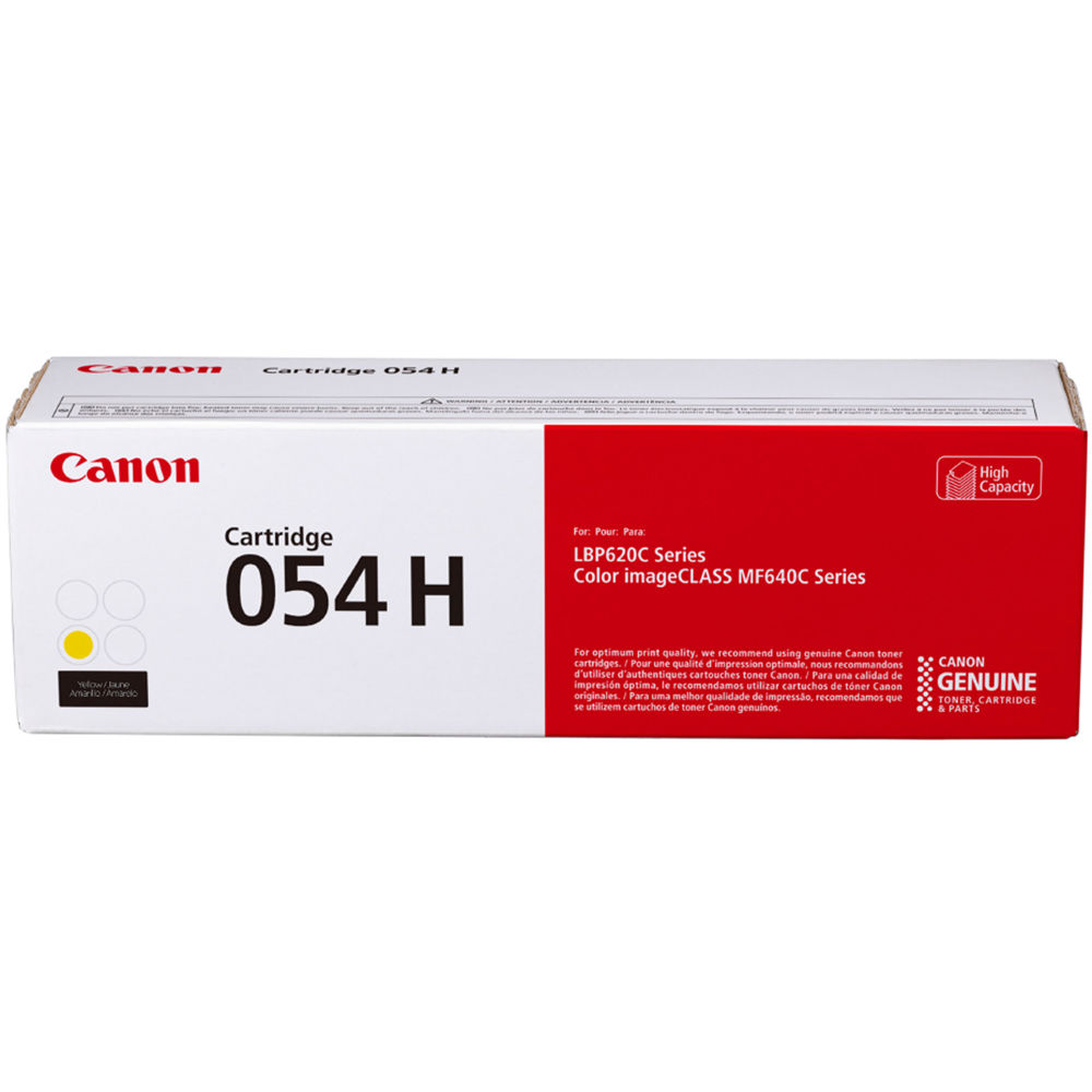 319209a542a48aefbe9c46b8885c2131.jpg Canon 054 High-Capacity Yellow Toner Cartridge - Imagen 1