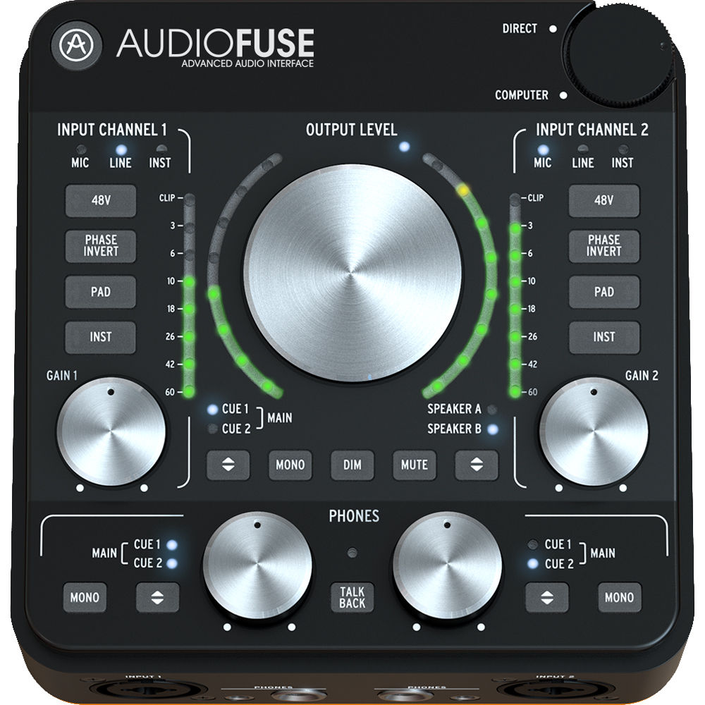 31b227d9fe004045ae9e996a6353ae1c.jpg Interfaz de audio Arturia AudioFuse Rev2 14x14 (negro) - Imagen 1