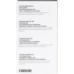 Microscopio de bolsillo LED Carson MM-350 MicroBrite Pro con adaptador para teléfono inteligente (paquete de 4) - Imagen 4