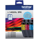 Brother MFC-J6540DW All-in-One Inkjet Printer with LC402 INKvestment Tank High-Yield Color Ink Cartridge Kit