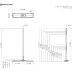 Panasonic Pedestal Stand for TH-75BQE1W, TH-70SF2HU, and TH-80SF2HU Displays - Imagen 2
