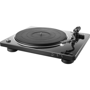 Tocadiscos estéreo Denon DP-450 con USB (negro)