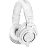 Audio-Technica ATH-M50xWH Auriculares cerrados para monitor (blanco)