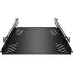 Adam Hall Bandeja extraíble para montaje en rack de 19" con guías para cajones (1 RU) - Imagen 5