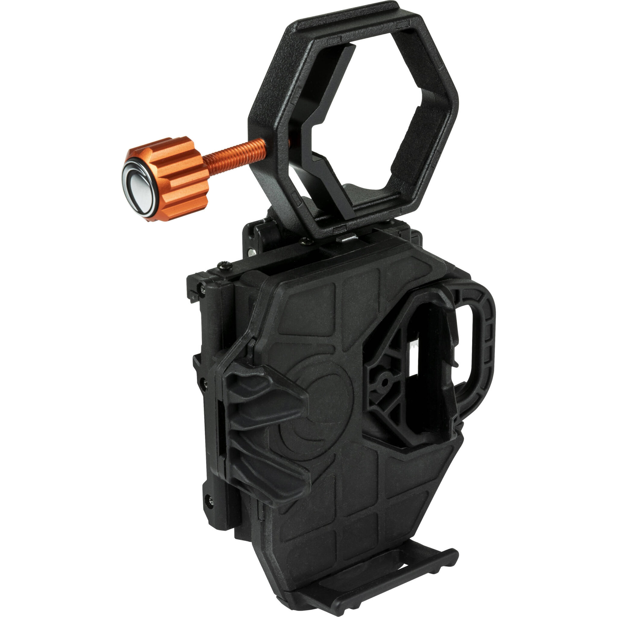 3493de6930be89ae7b97c36beb4918e7.jpg Adaptador digiscoping universal para smartphone Celestron NexGo de 2 ejes - Imagen 1