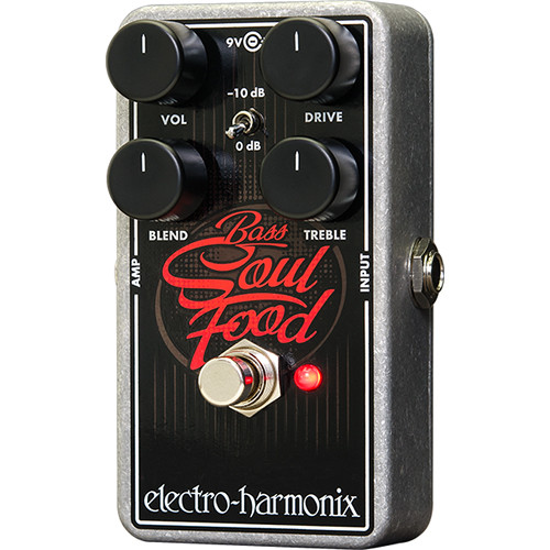 3631bb4b72f85c0f43099ba9c88a2ee1.jpg Pedal Overdrive transparente para bajo Soul Food Electro-Harmonix - Imagen 1