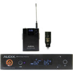 Audix AP41 Performance Series Sistema inalámbrico de petaca de un solo canal con micrófono de condensador Lavalier ADX10 (522 a 554 MHz)