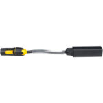 American DJ IP65 Locking Power Connector to Standard Locking Power Connector (1', White) - Imagen 2