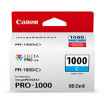 Canon PFI-1000 C LUCIA PRO Cyan Ink Tank (80mL) - Imagen 3