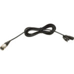 Audio-Technica MT830cW Micrófono Lavalier omnidireccional inalámbrico (negro, conector Hirose de 4 pines)