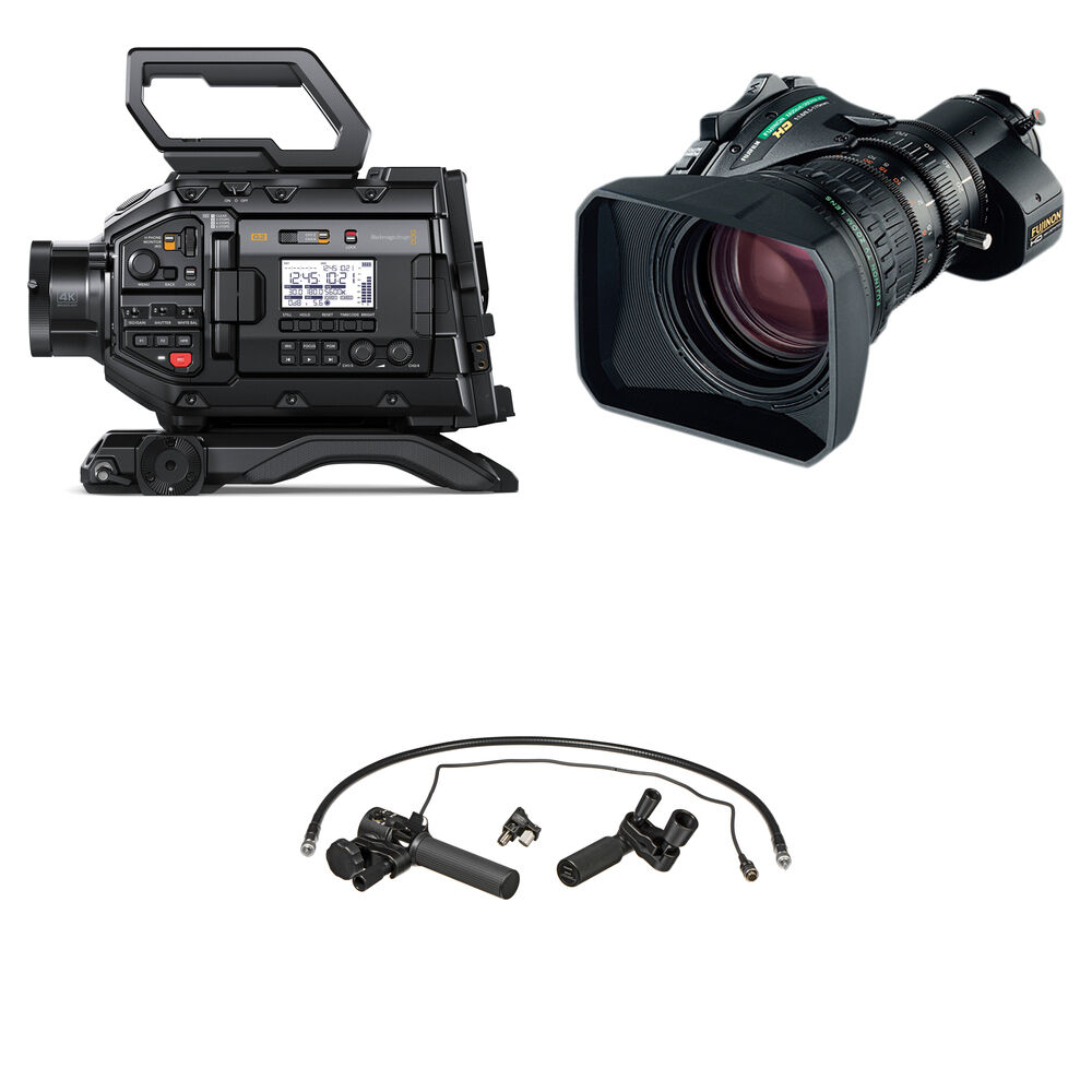 3878290d440348d4e222e790585fce2c-1.jpg Cámara Blackmagic Design URSA Broadcast G2 con lente servo digital Fujinon de 8,5-170 mm y control de zoom/enfoque - Imagen 1
