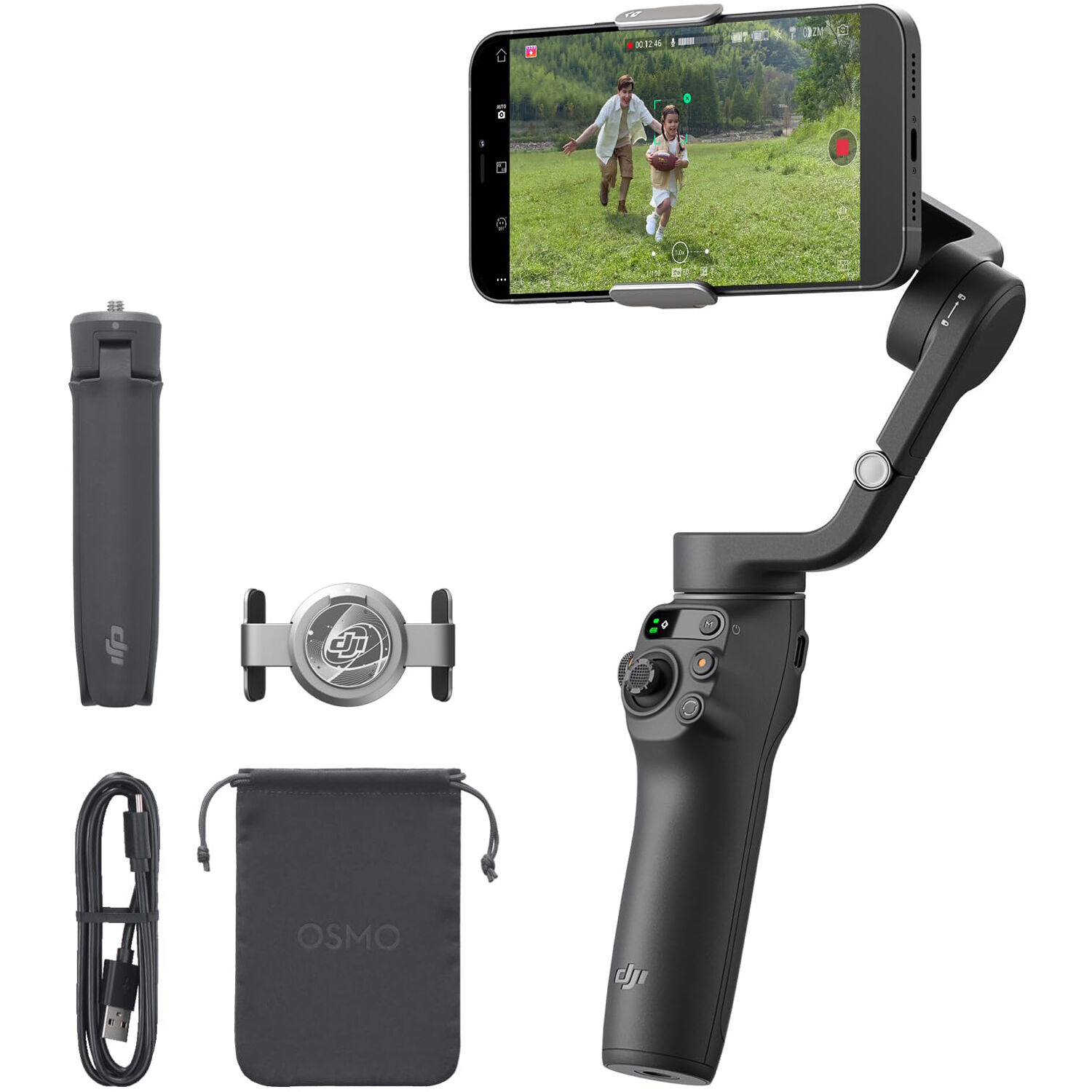 38aa4730ae57068e1ff0723df766579e.jpg Gimbal para teléfono inteligente DJI Osmo Mobile 6 (gris pizarra) - Imagen 1
